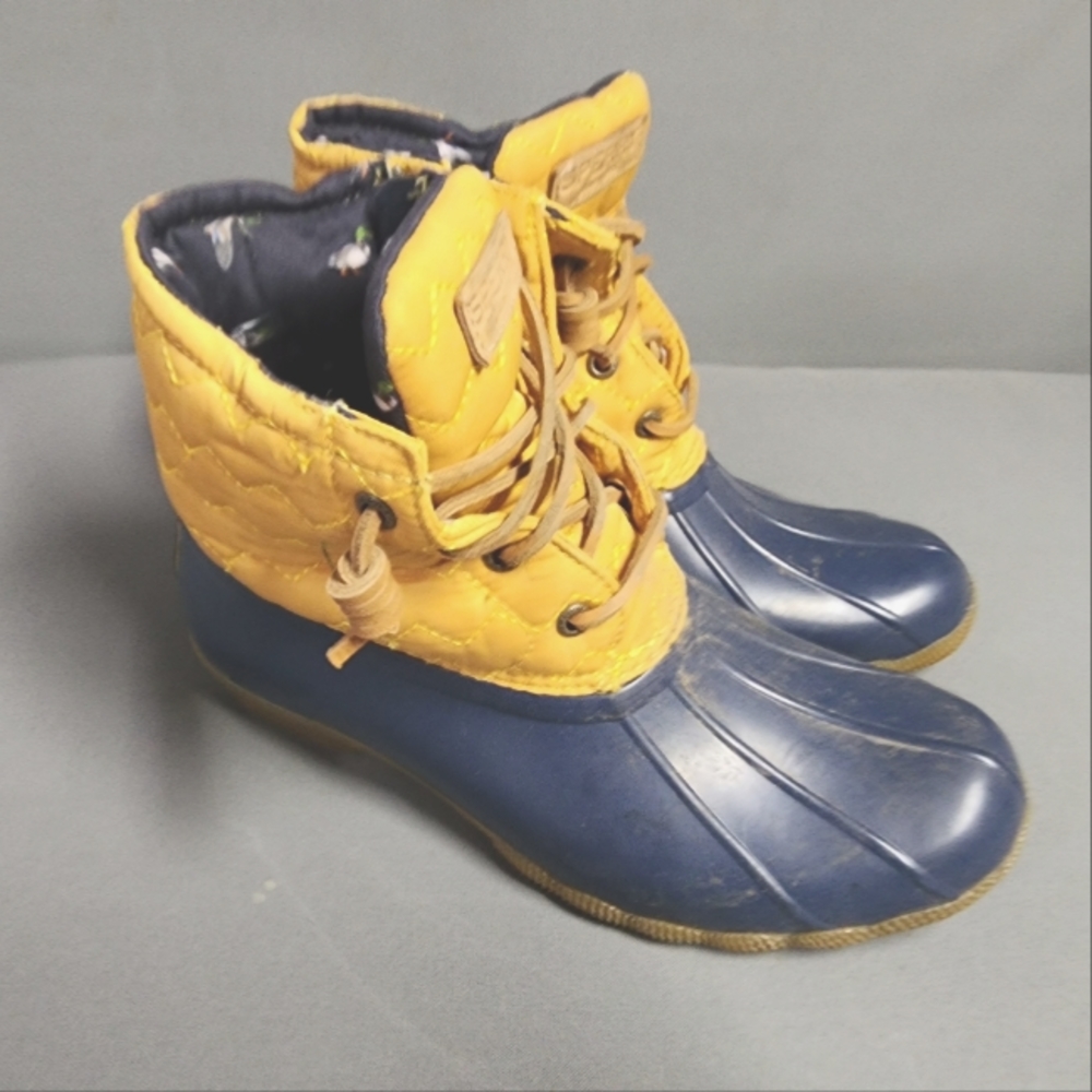 Sperry Saltwater Rainboot Sz 8 - Picture 6 of 9